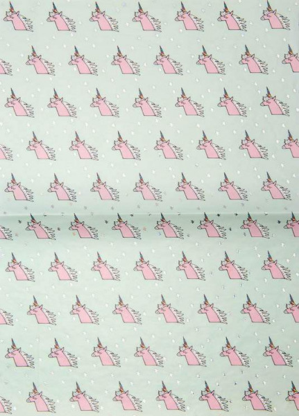 Bastelpapier | Summer Einhorn