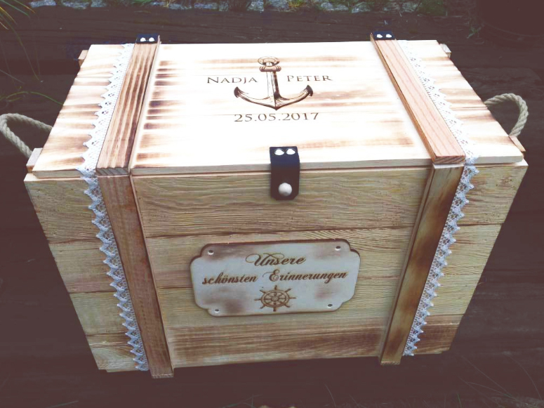 Schatztruhe Hochzeit Marry & You
