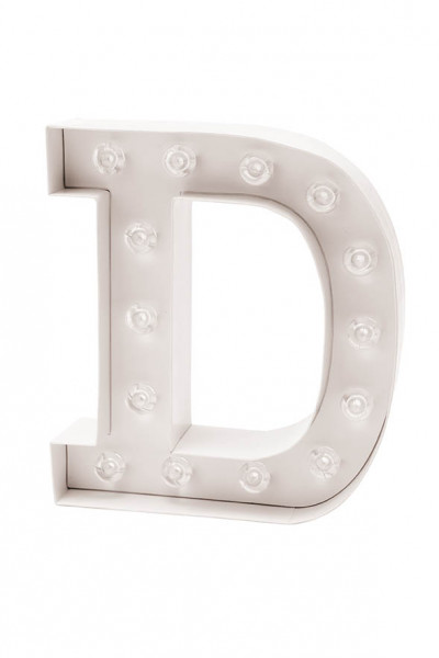 LED Buchstabe D