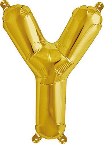 Folienballon Y | Gold