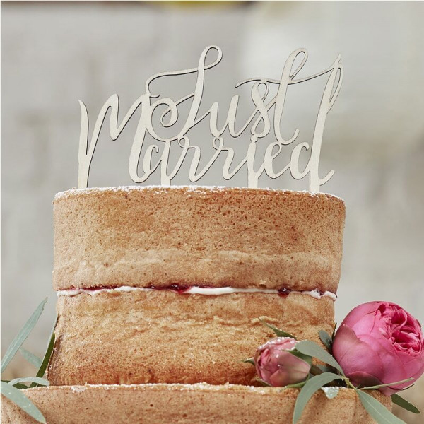 Just Married Cake
