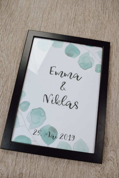 Gästebuch Plakat Hochzeit