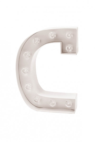 LED Buchstabe C