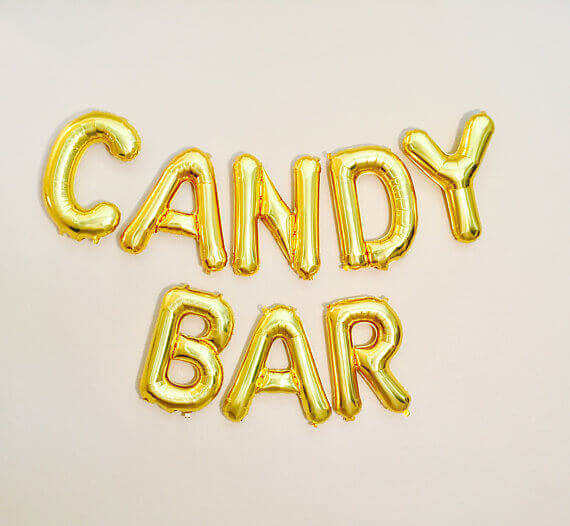 Candy Bar Girlande
