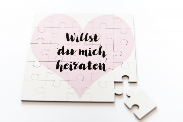 Puzzle "Heiratsantrag"