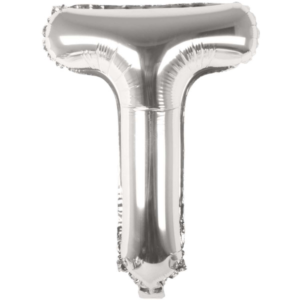 Folienballon T | Silber