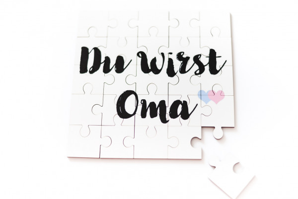 Du wirst Oma - Geschenkidee