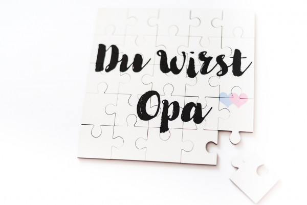 Puzzle "Du wirst Opa"