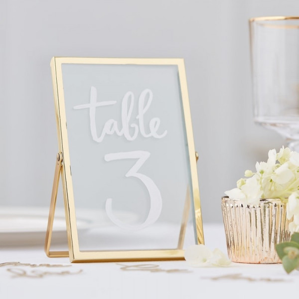 Tischnummern Hochzeit Marry You