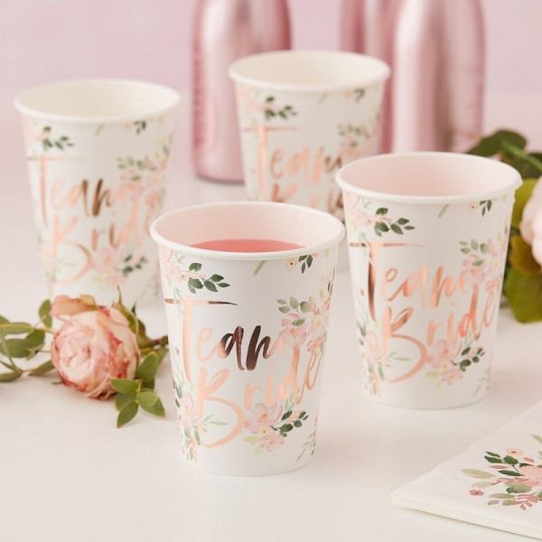 JGA Pappbecher Blumen