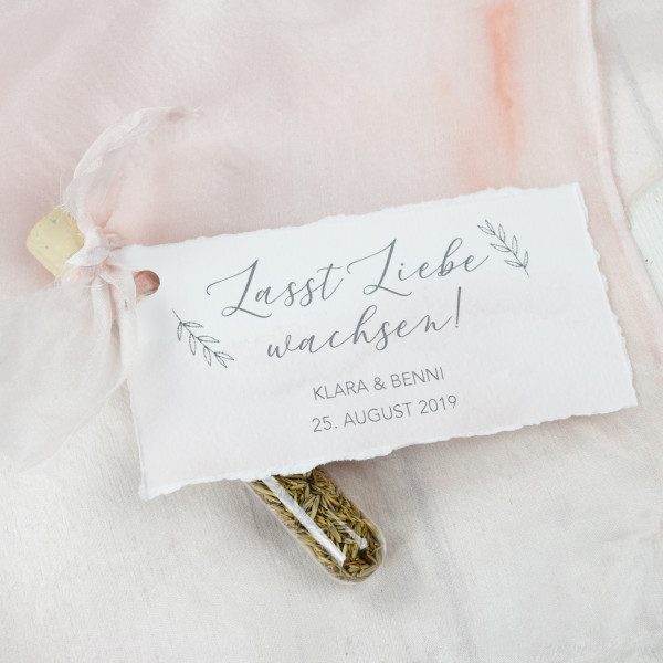 Gastgeschenk Hochzeit | Zarte Liebe